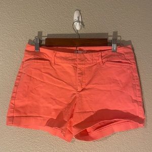 Old Navy Pixie Coral High Rise Size 4.